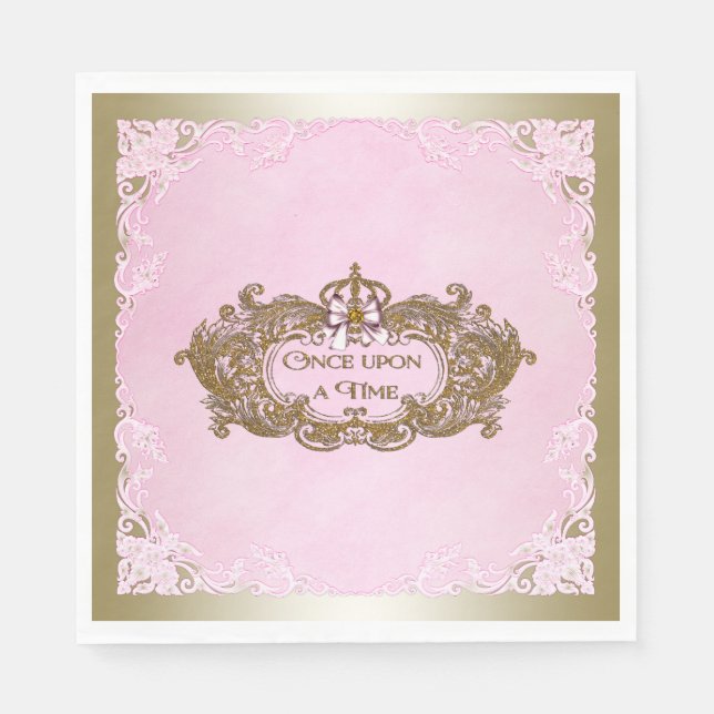 Once Upon a Time Birthday Party Napkin (Front)