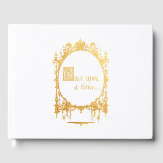 Once upon a time fairtale wedding guest book