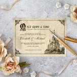 Once Upon a Time Fairy Tale Castle Save the Date<br><div class="desc">Set the stage for your happily ever after with this "Once Upon a Time" fairy tale castle save the date card. Featuring a beautifully illustrated castle against a soft pastel background with elegant details, this design captures the romance and magic of a storybook wedding. Perfect for Disney-inspired or fairy tale-themed...</div>