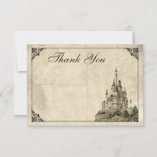 Once Upon a Time Fairy Tale Wedding Thank You Card