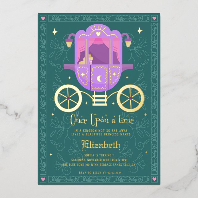 Once upon a Time Fairytale Birthday Party (Front)