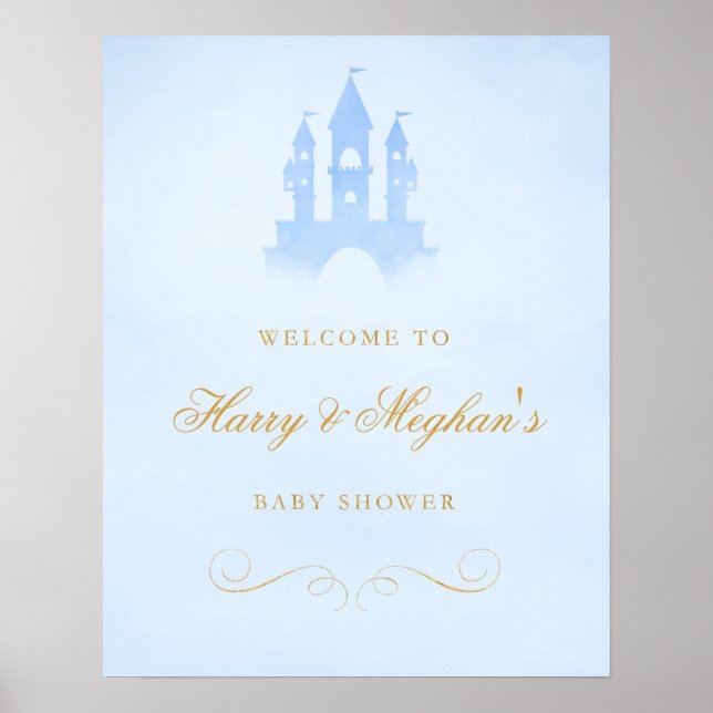 Once Upon A Time Fairytale Castle Welcome Poster (Front)
