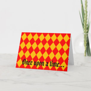 "Once upon a time...Happily ever after." Card. Card