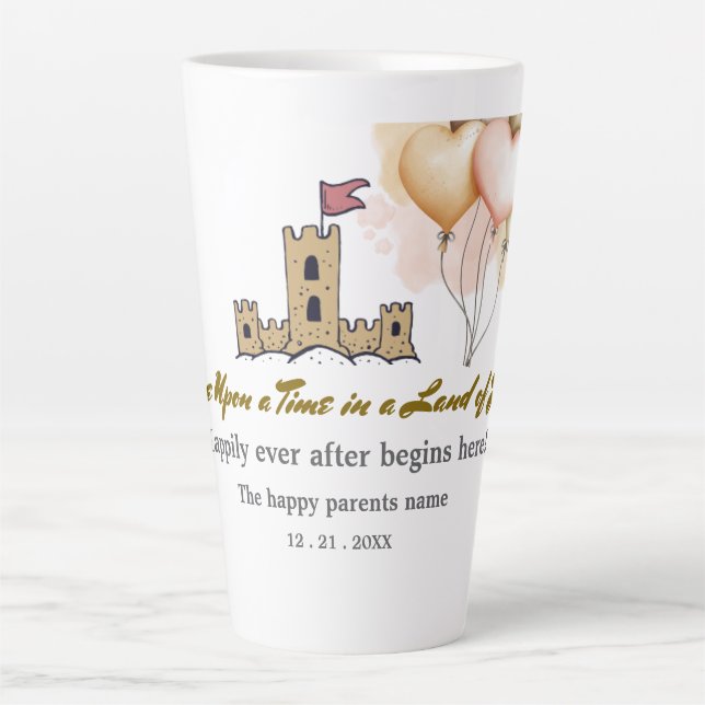Once Upon a Time in a Land of Joy Latte Mug (Front)