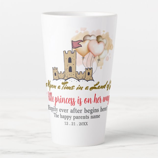 Once Upon a Time in a Land of Joy Latte Mug (Front)