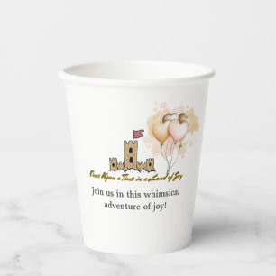 Once Upon a Time in a Land of Joy Paper Cups