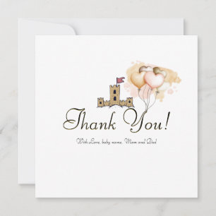 Once Upon a Time in a Land of Joy Thank You Card