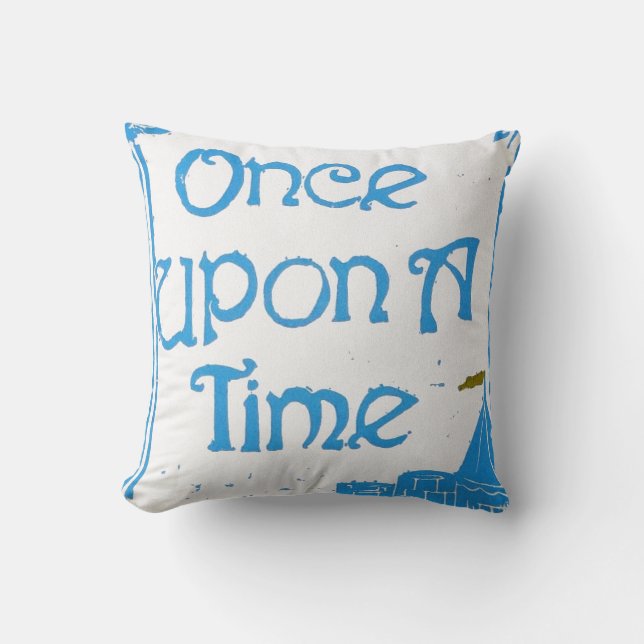 Once Upon A Time in Blue Pillow (Front)