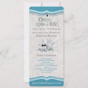 Once Upon A Time IWedding Program