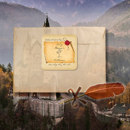 Once Upon A Time Medieval Aged Scroll Wax Seal