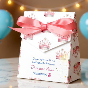 Once upon a time, Princess Birthday Favor Box