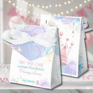 Once upon a time, Princess Birthday  Favor Box