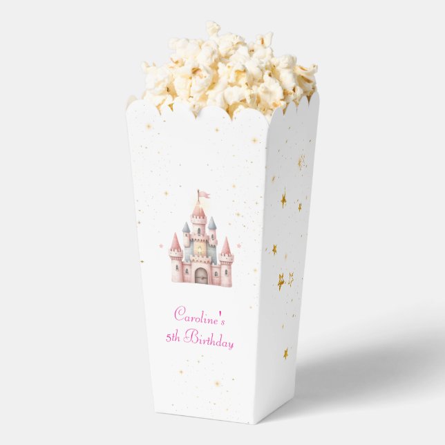 Once upon a time, Princess Birthday Favor Box (Popped)