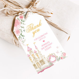 Once Upon a Time Princess Birthday Favour Tags