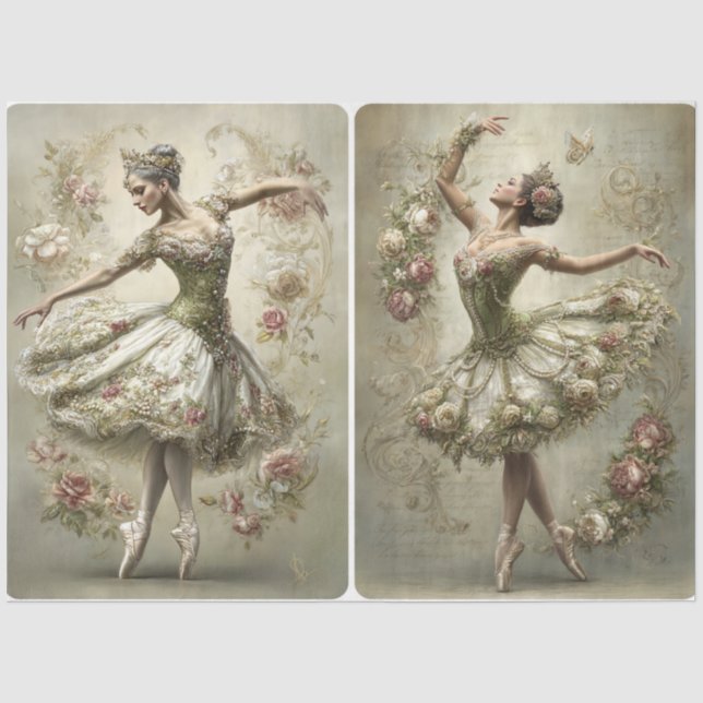 Once Upon A time Series Double Portrait  Tissue Paper (Front)