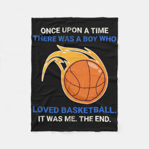 Once Upon A Time There Was A Boy Who Loved Bysketb Fleece Blanket