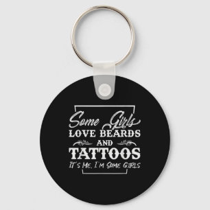 Once Upon A Time There Was A Girl And A Dog Tattoo Keychain
