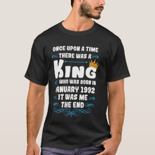 Once upon a time there was a king. January 1992 Bi T-Shirt