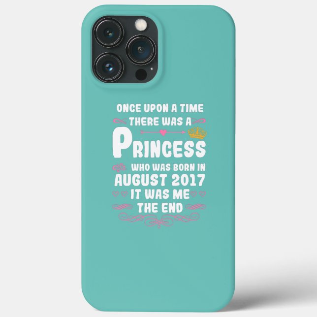 Once upon a time there was a princess August 2017 Case-Mate iPhone Case (Back)