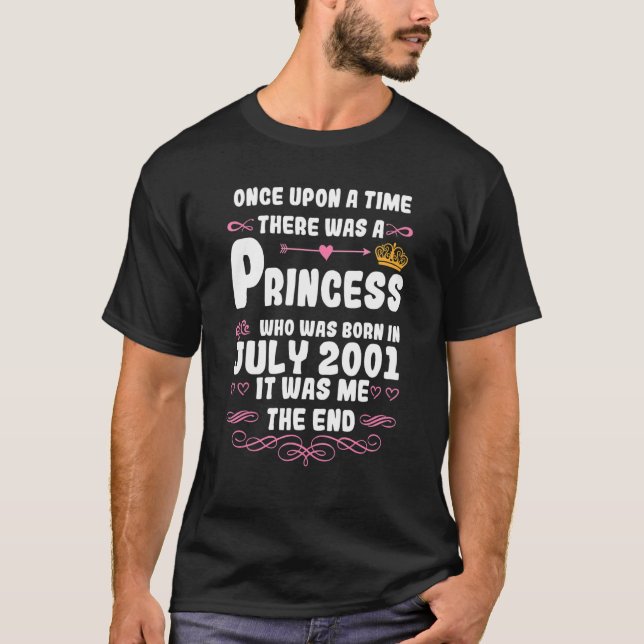 Once upon a time there was a princess July 2001 Bi T-Shirt (Front)