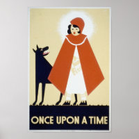 Once Upon A Time Vintage WPA Poster