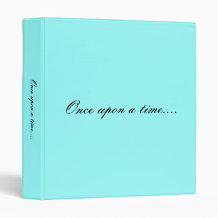 "Once upon a time...." wedding binder