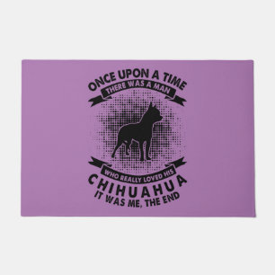 once upon time re was man - chihuahua doormat