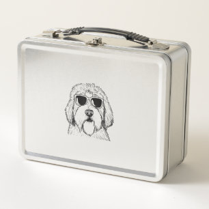 Once Upon Time There Was Man - Funny Giant Schnauz Metal Lunch Box