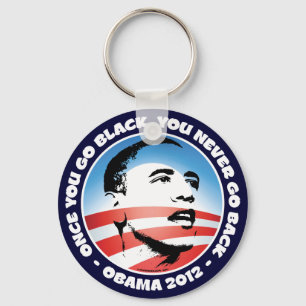 Once You Go Black, You Never Go back Keychain