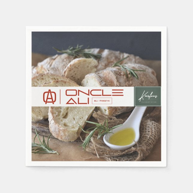 ONCLE ALI Paper Napkin (Front)