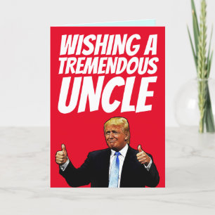 ONCLE CARTE D'ANNIVERSAIRE, CARTES DONALD TRUMP