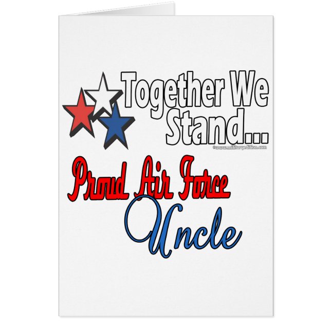 Oncle fier de l'Armée de l'Air (Devant)
