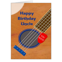 Oncle Guitare Joueur Anniversaire