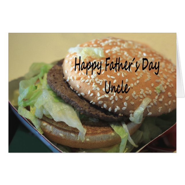 Oncle Happy Fête des pères (Devant horizontal)