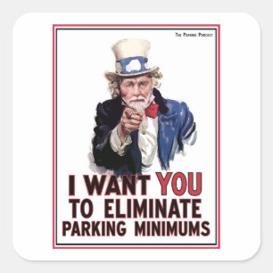 Oncle Shoup Je Veux Que Vous Sticker