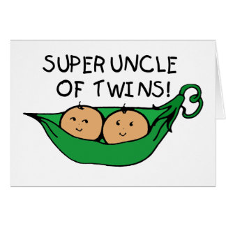 Oncle superbe de cosse de jumeaux