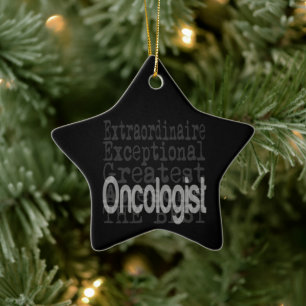 Oncologist Extraordinaire Ceramic Ornament