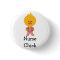 Oncology Nurse Chick Button