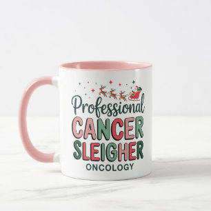 Oncology Nurse Christmas Cancer Chemo Oncology Mug