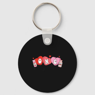 Oncology Nurse Fight Cancer Nurse Valentine Onc De Keychain