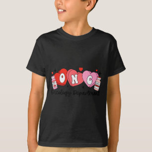 Oncology Nurse Fight Cancer Nurse Valentine Onc De T-Shirt