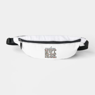 Oncology Nurse Floral Vintage Fanny Pack