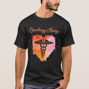Oncology Nurse Nurses Nursing Graduation Caduceus T-Shirt
