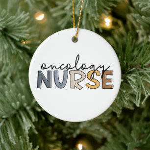 Oncology Nurse Oncology Nursing RN Ceramic Ornament
