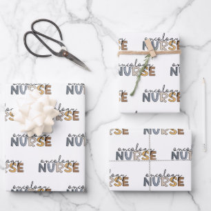 Oncology Nurse Oncology Nursing RN Wrapping Paper Sheet