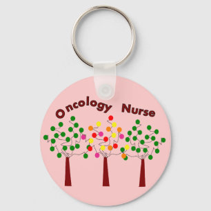 Oncology Nurse T-Shirts and Gifts Keychain
