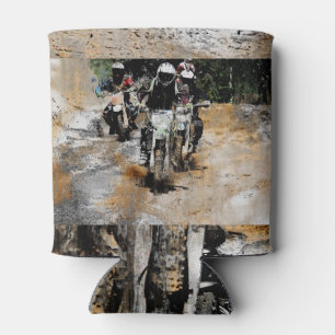 Oncoming! - Motocross Racer Can Cooler