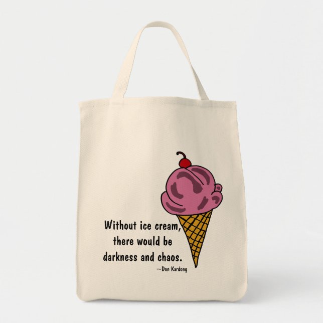 ONDE ENTRETENUE sac fourre-tout drôle à crème (Devant)