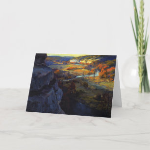 Onderdonk - Bluffs on the Guadalupe River Card