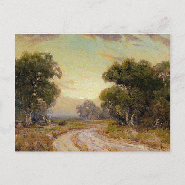 Onderdonk - Evening near Jackson, SW Texas Postcard (Front)